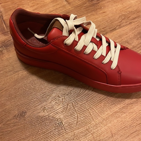 COACH | Lowline Luxe Low Top Sneakers | RED - Picture 4 of 8